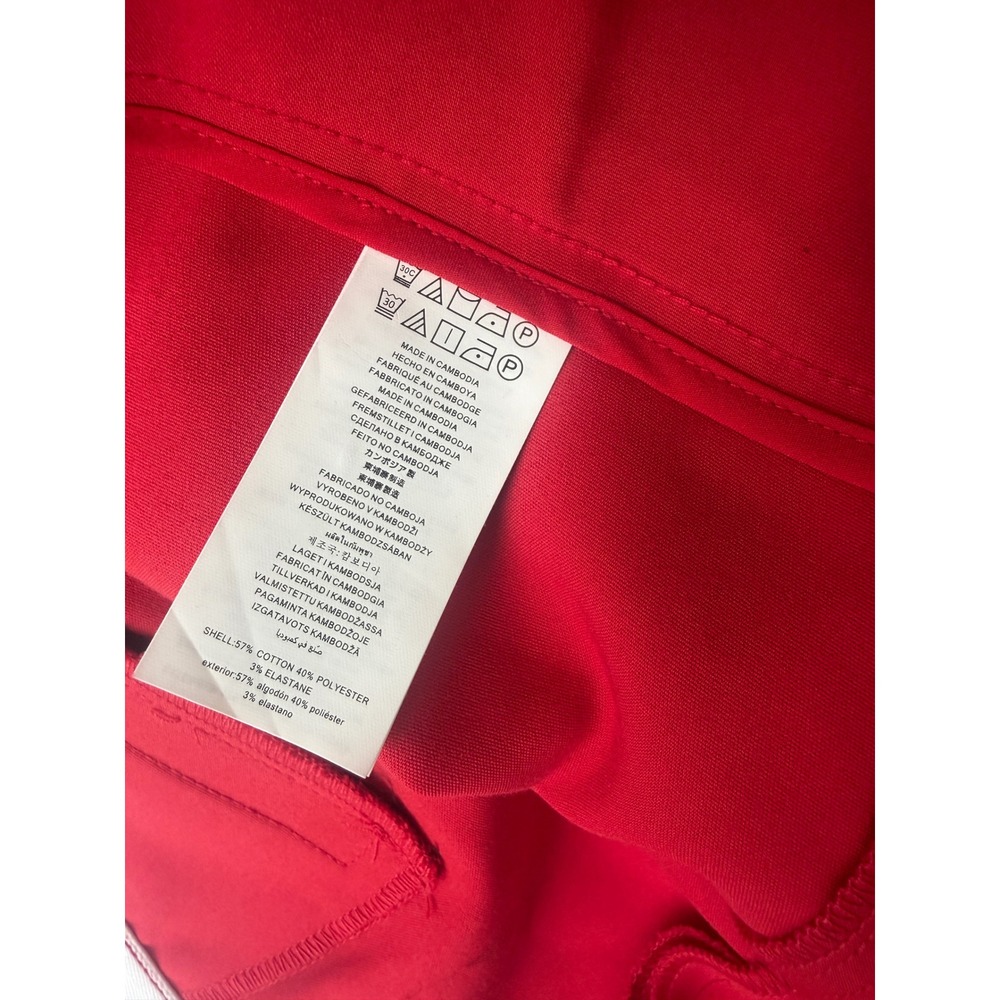 Michael Kors Samantha Red Ankle Pants Plus Size 24W Straight Leg Trousers - Picture 11 of 12